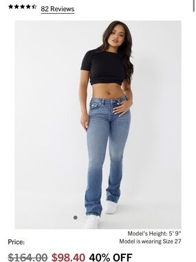 NWT True Religion Becca Bootcut Jean